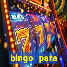 bingo para despedida de solteira para imprimir